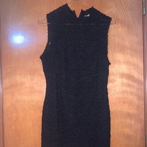 Soprano Black Lace Dress Size L